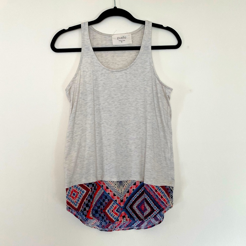 PUELLA Mixed material tank top